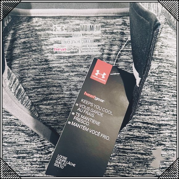 UNDER AMOUR Mens Heatgear Half-Zip Pullover Sweatshirt - Size M/Unisex /NWT - Picture 3 of 7